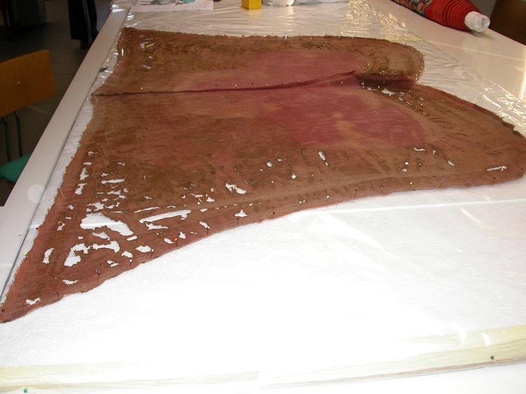 lavaggio e posizionamento fodera